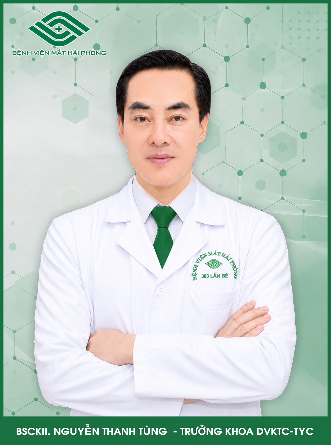 BÁC SĨ CKII. NGUYỄN THANH TÙNG - TRƯỞNG KHOA DVKTC TYC